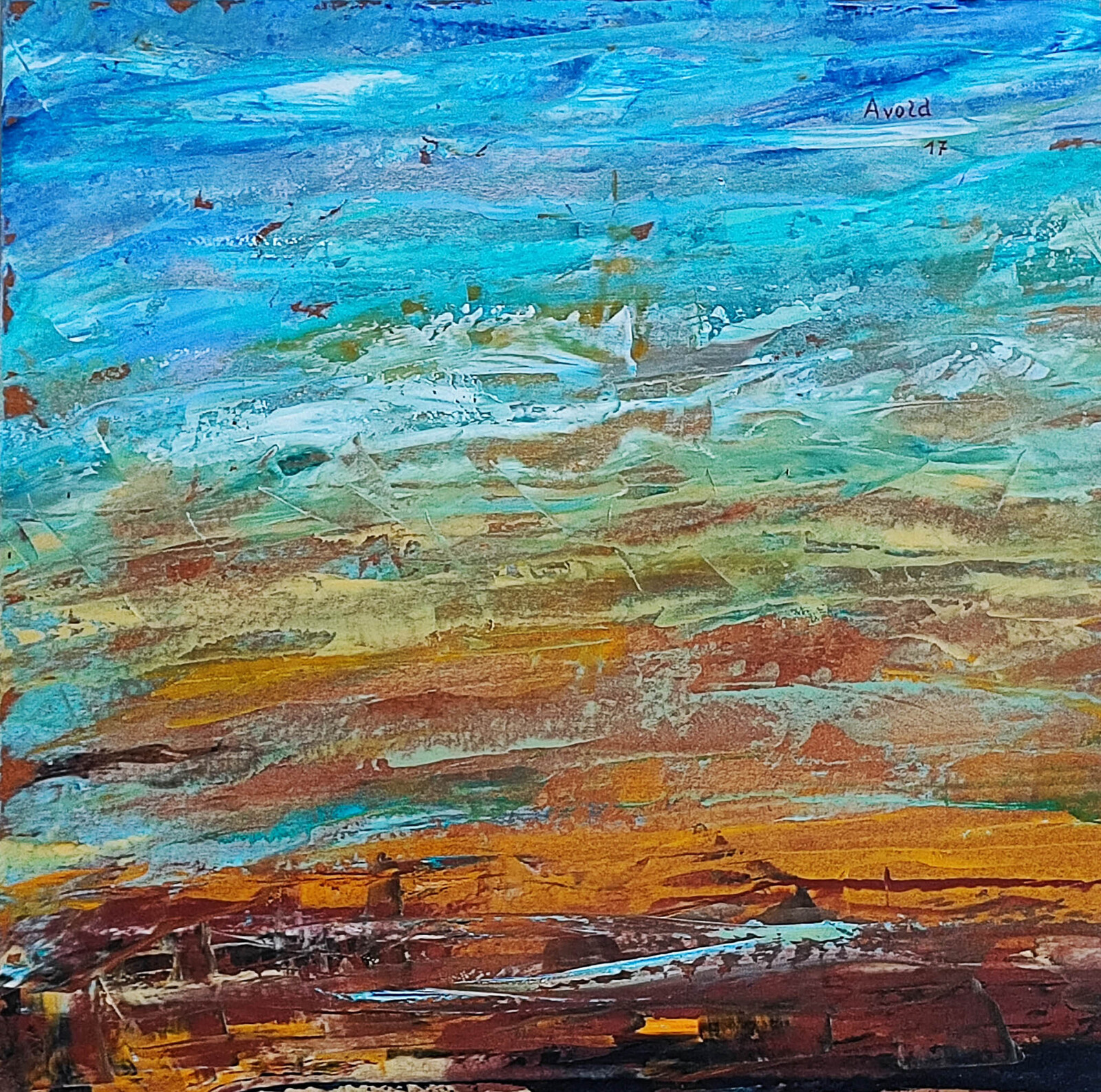 Herbstabend voll weicher Helligkeit