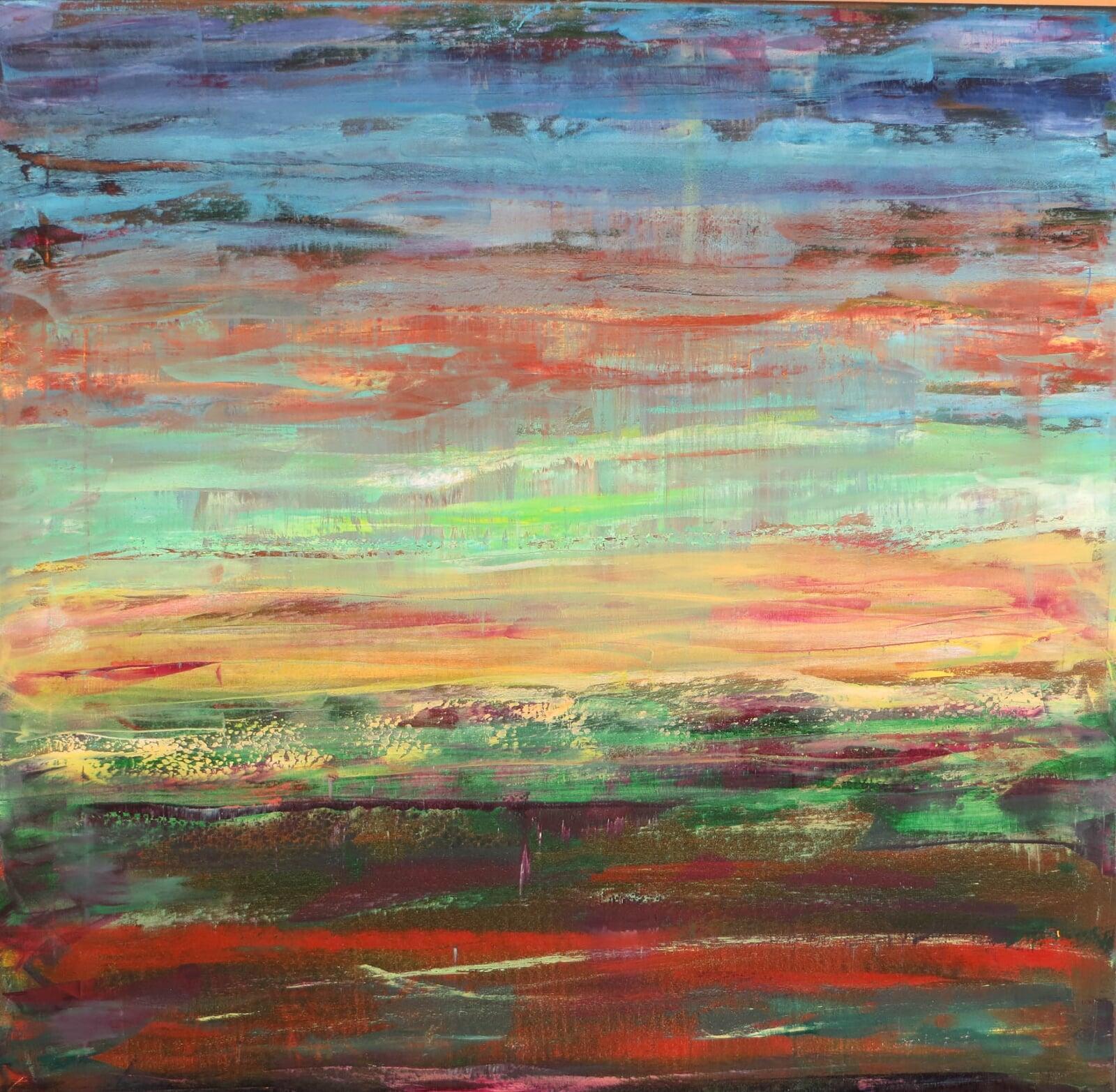 Abstrakte italienische Landschaft