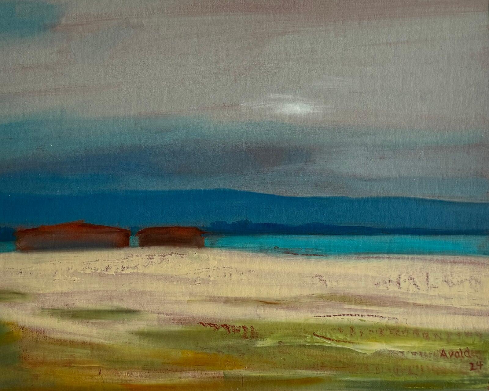 Bootshaeuser am Meer