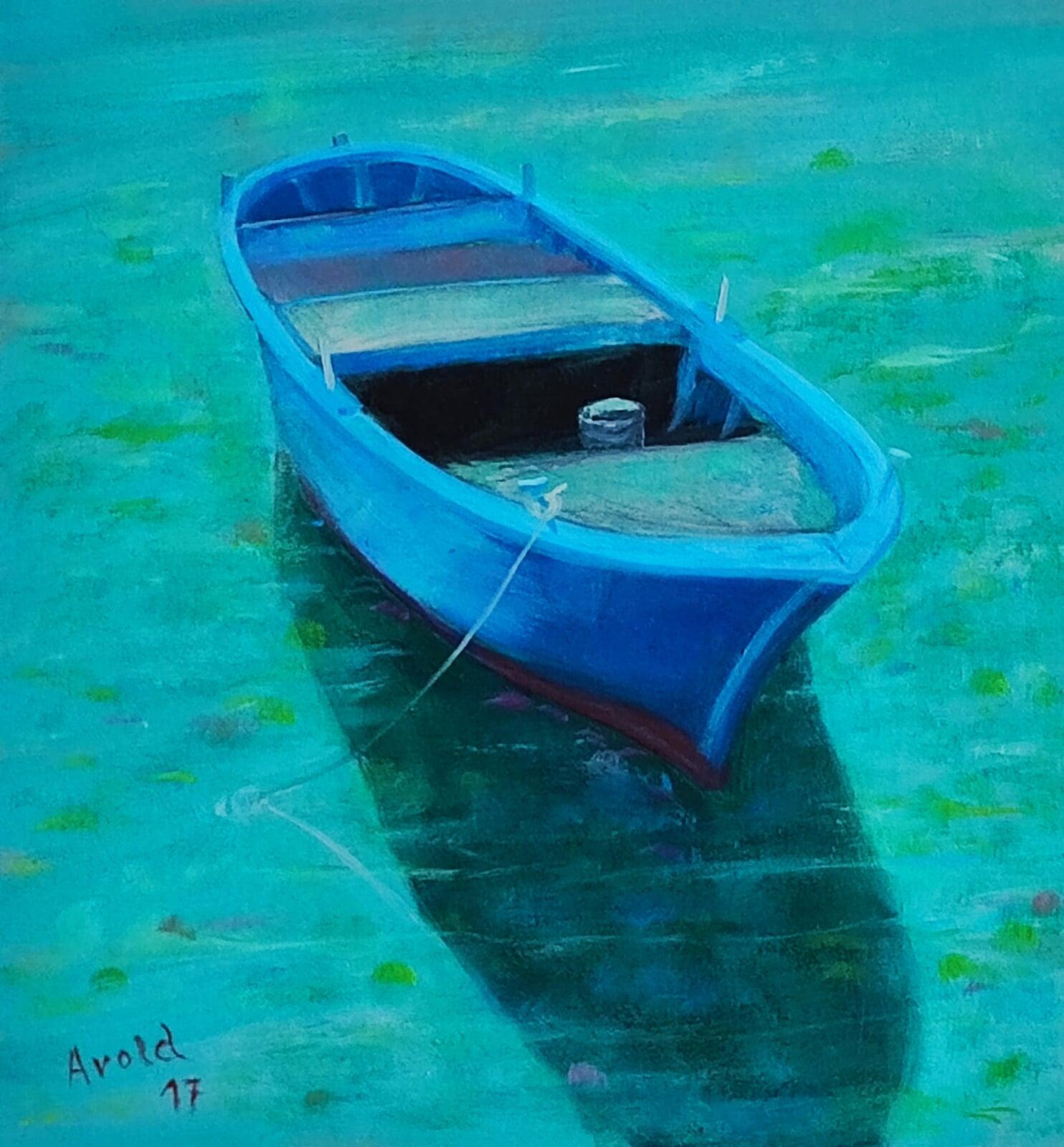 Fischerboot am Hafen