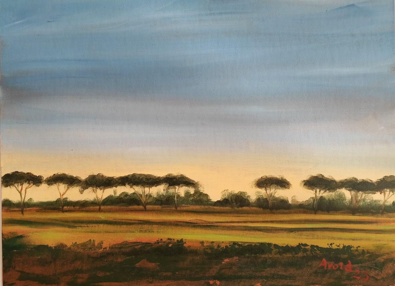 Pinienallee in Marina di Pisa