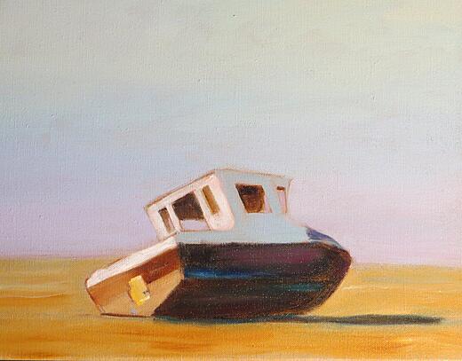 Boot auf dem Strand