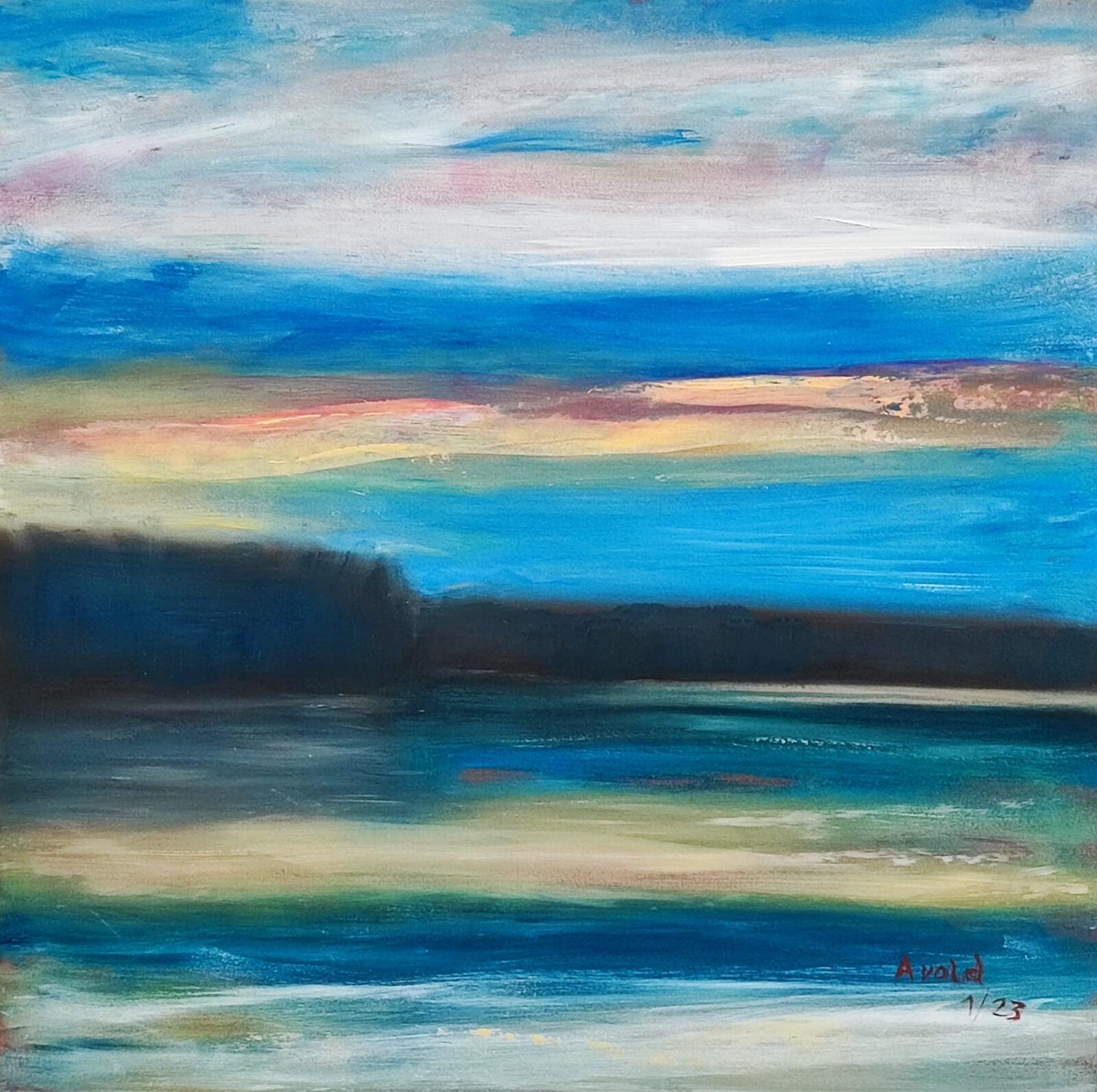 Abend am Caputher See