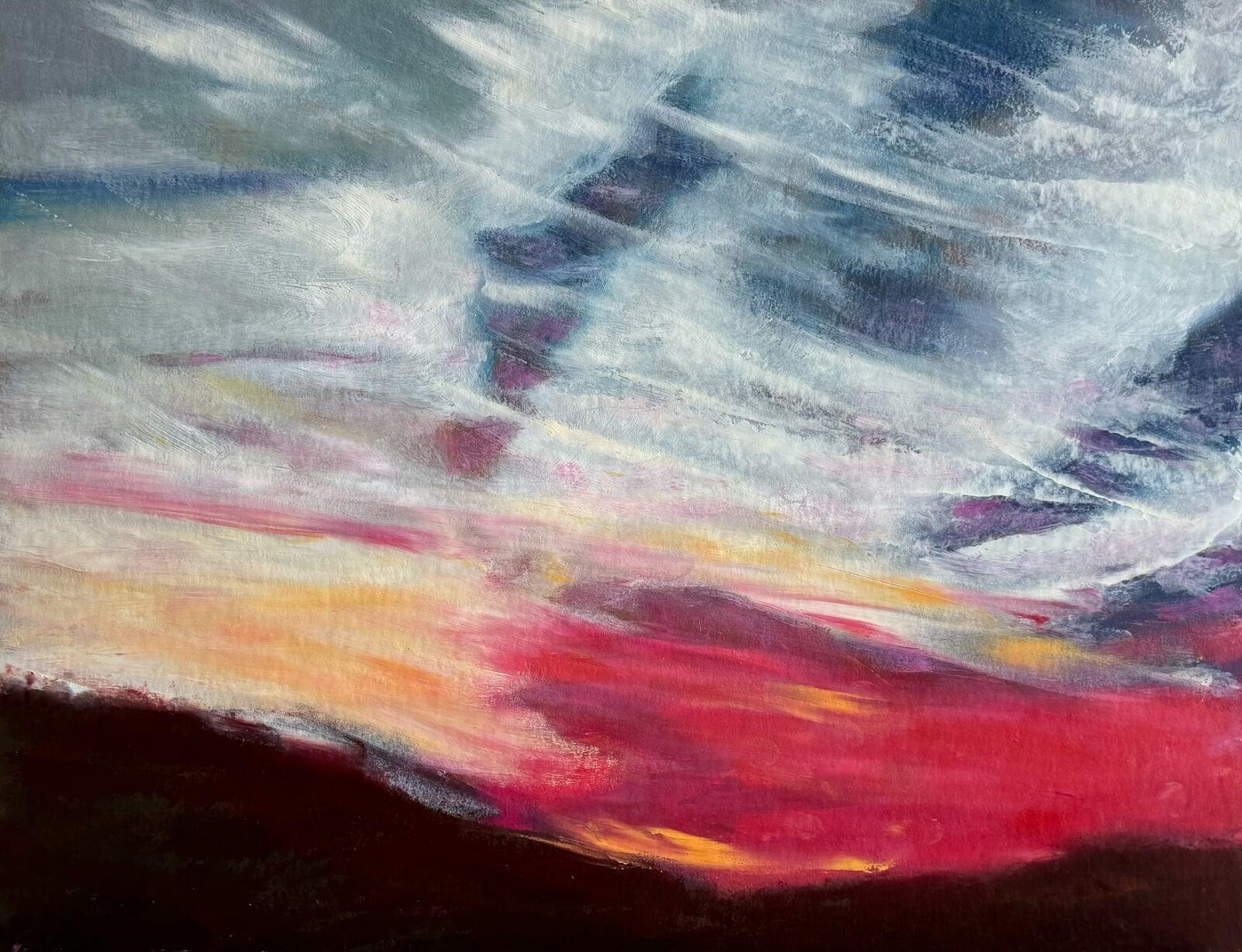 Abendliches Drama am Himmel