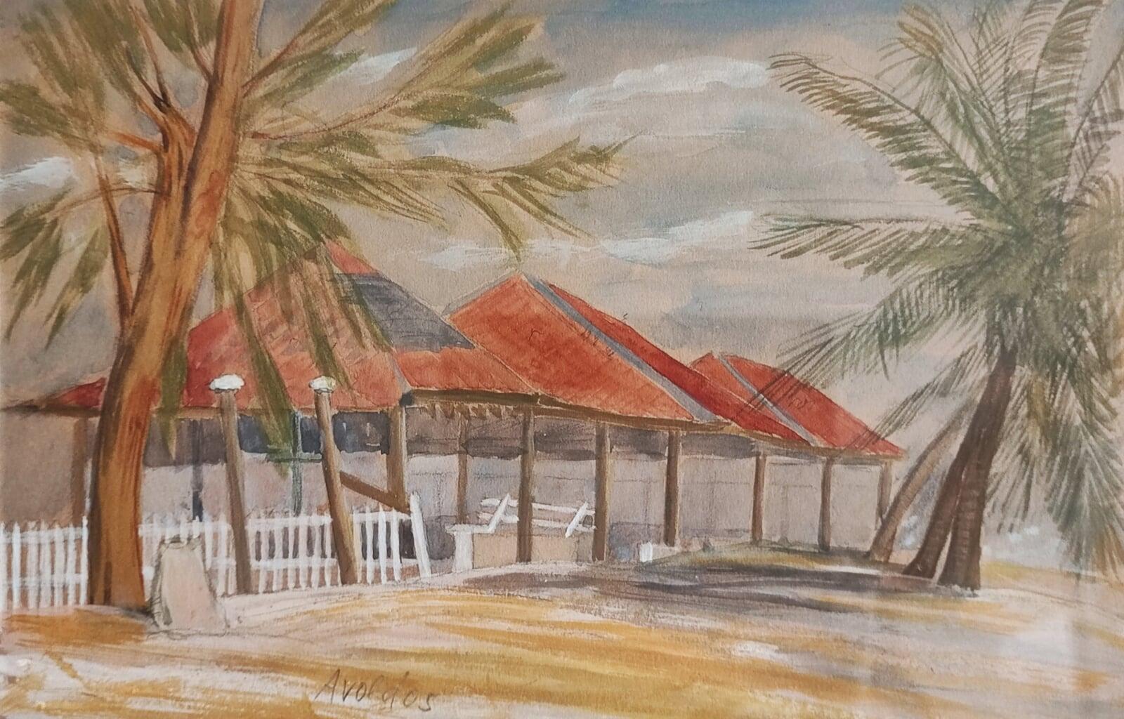 Strandschatten in Barbados