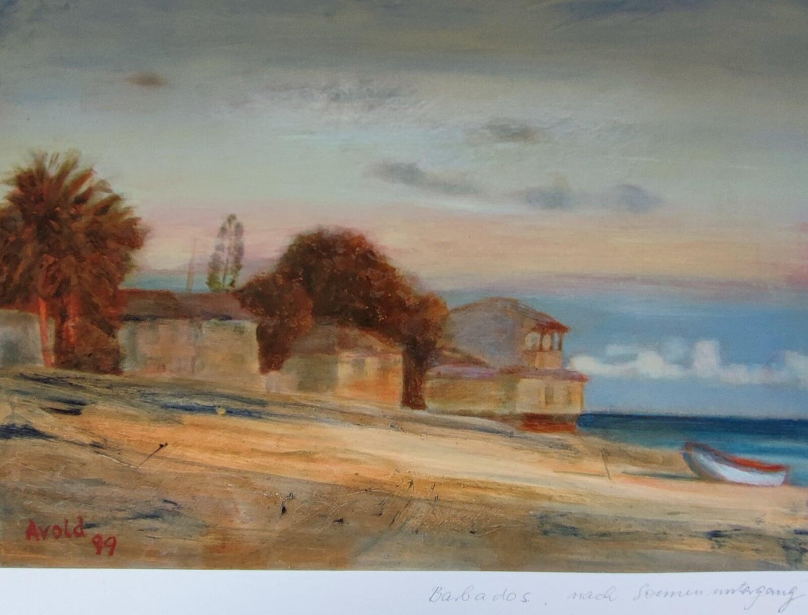 Barbados nach Sonnenuntergang