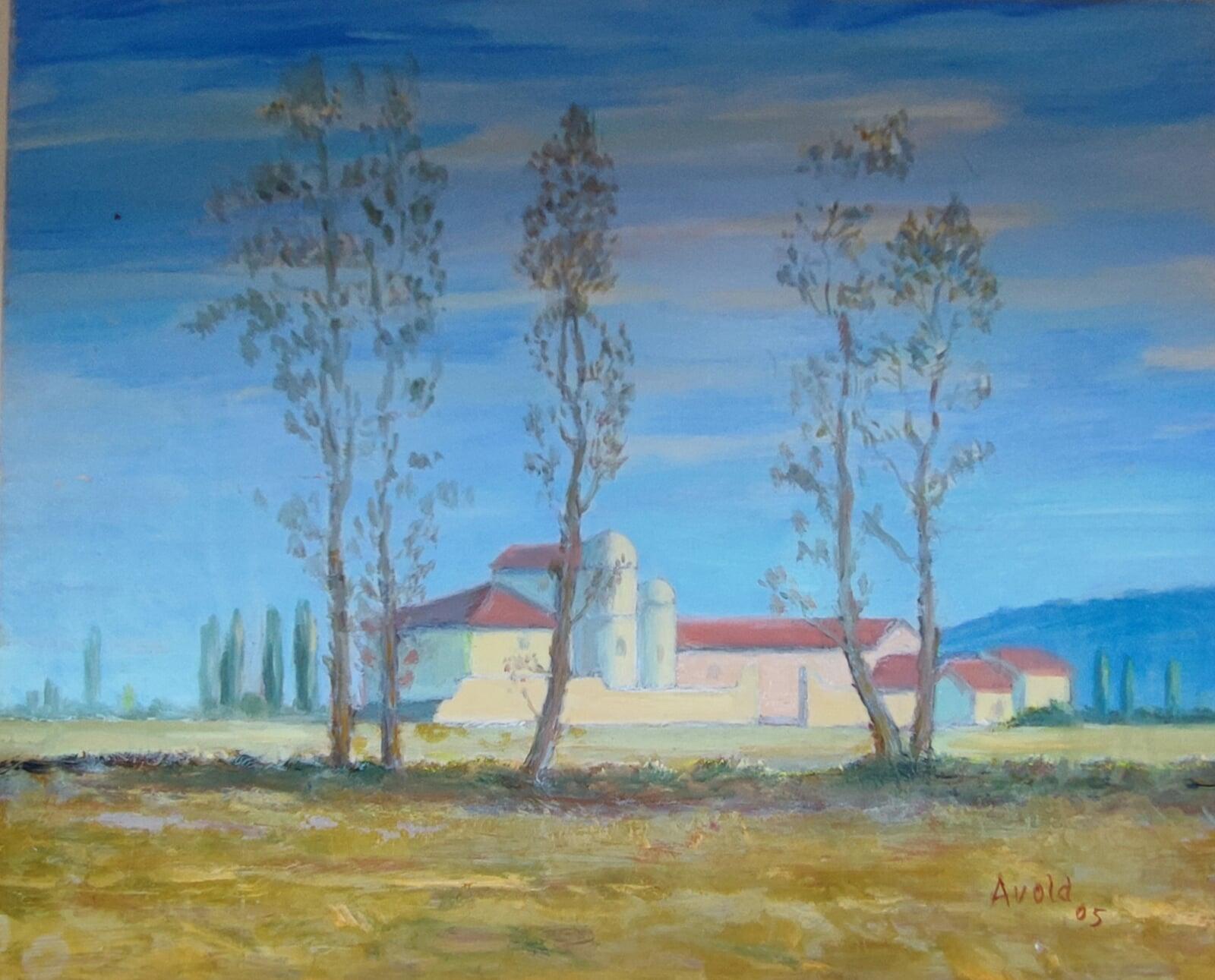 franzoesiche Landschaft bei Arles