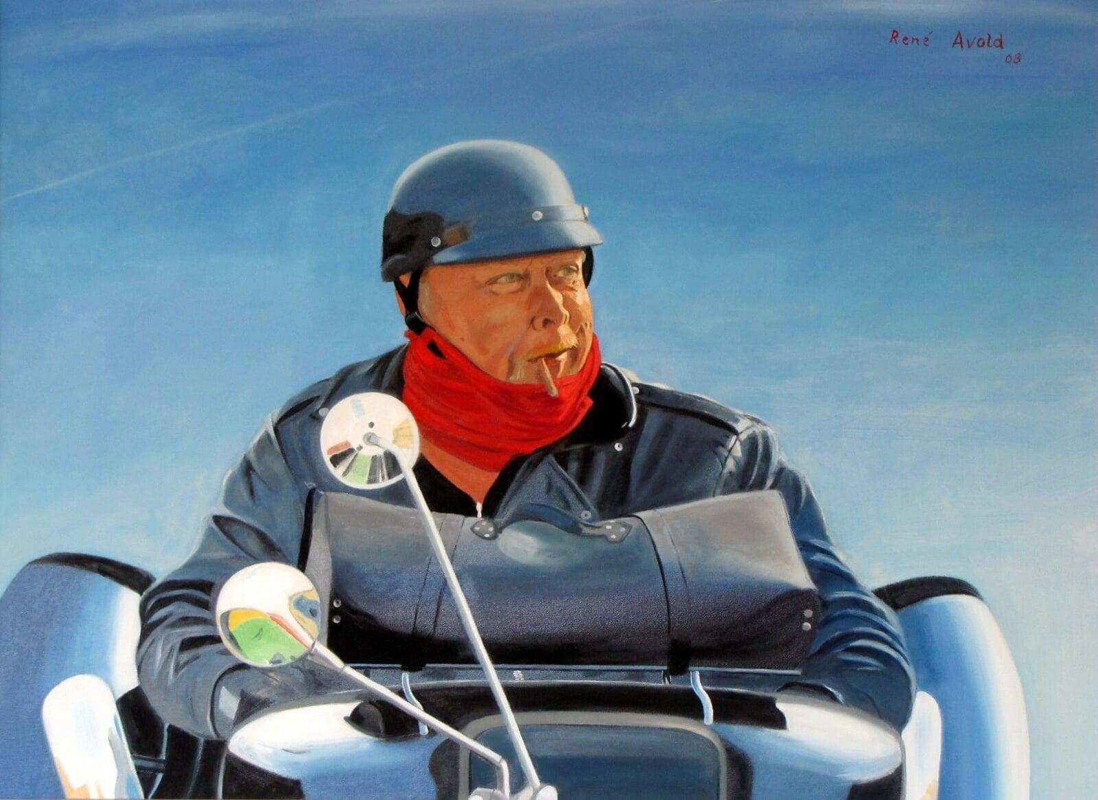 Trike oder er geniesst den Sonntag