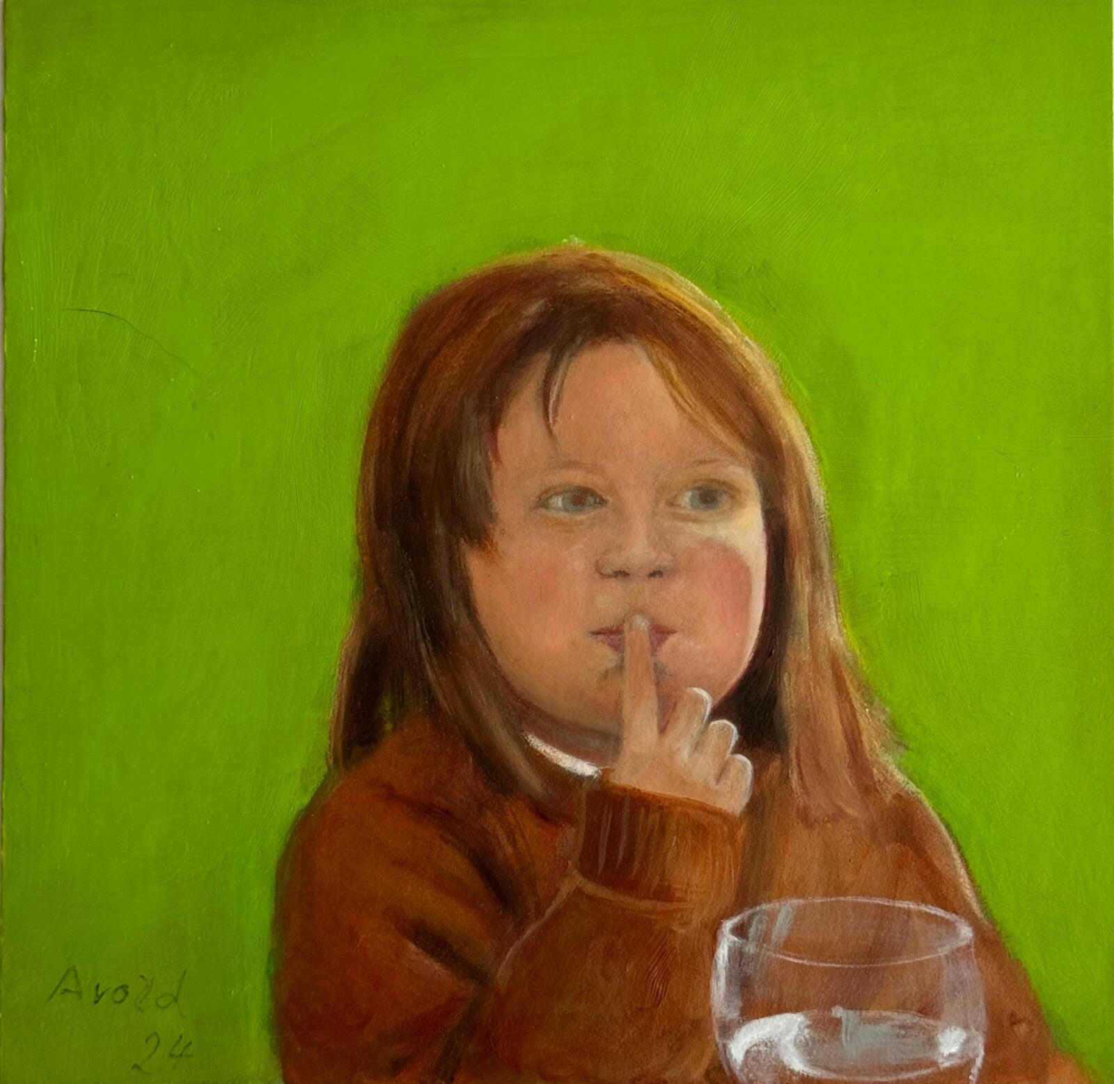 Little boy playing with water