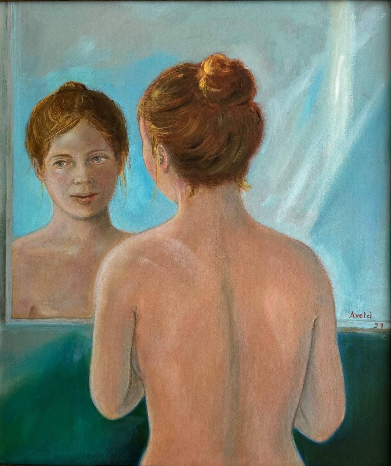 Blick aus dem Spiegel