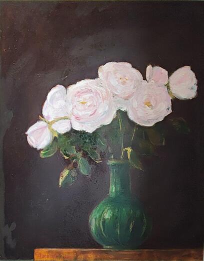 weisse Rosen